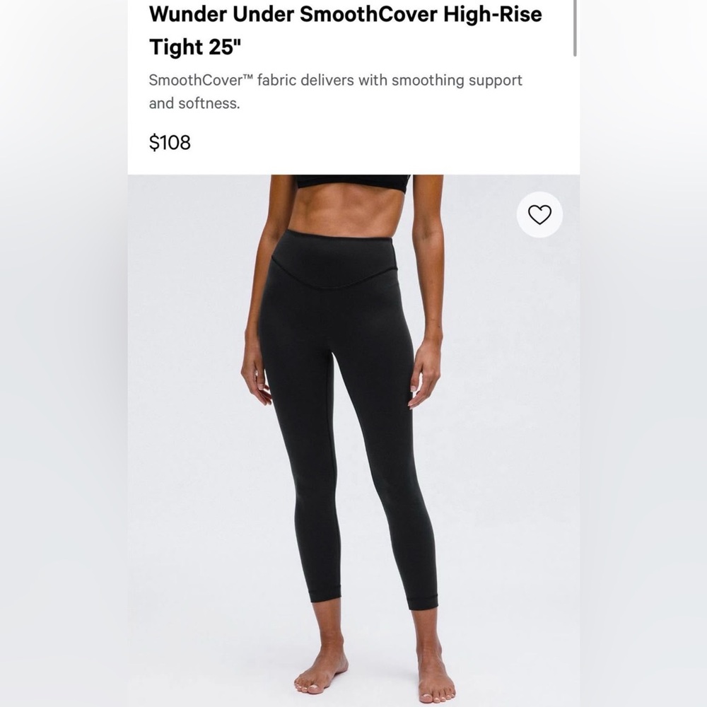 Lululemon Wunder Under High-Rise “25